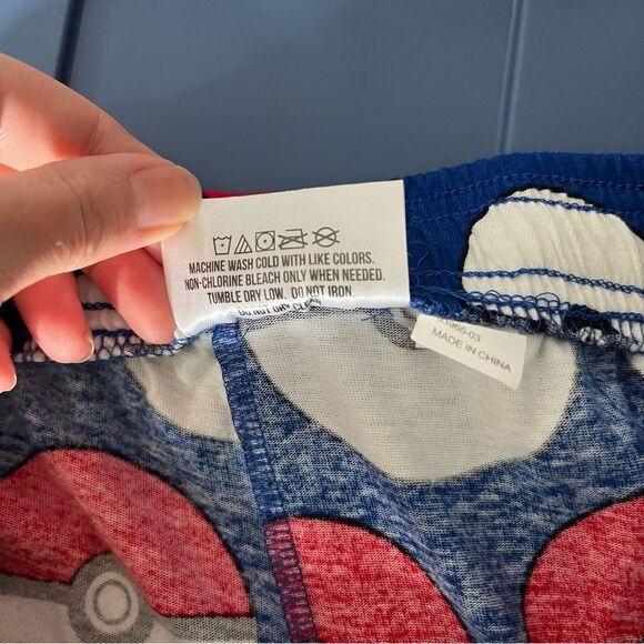 Men's Pokemon Pokeball All Over Printed Sleep Lounge Pajama Pants XL - Picture 8 of 9